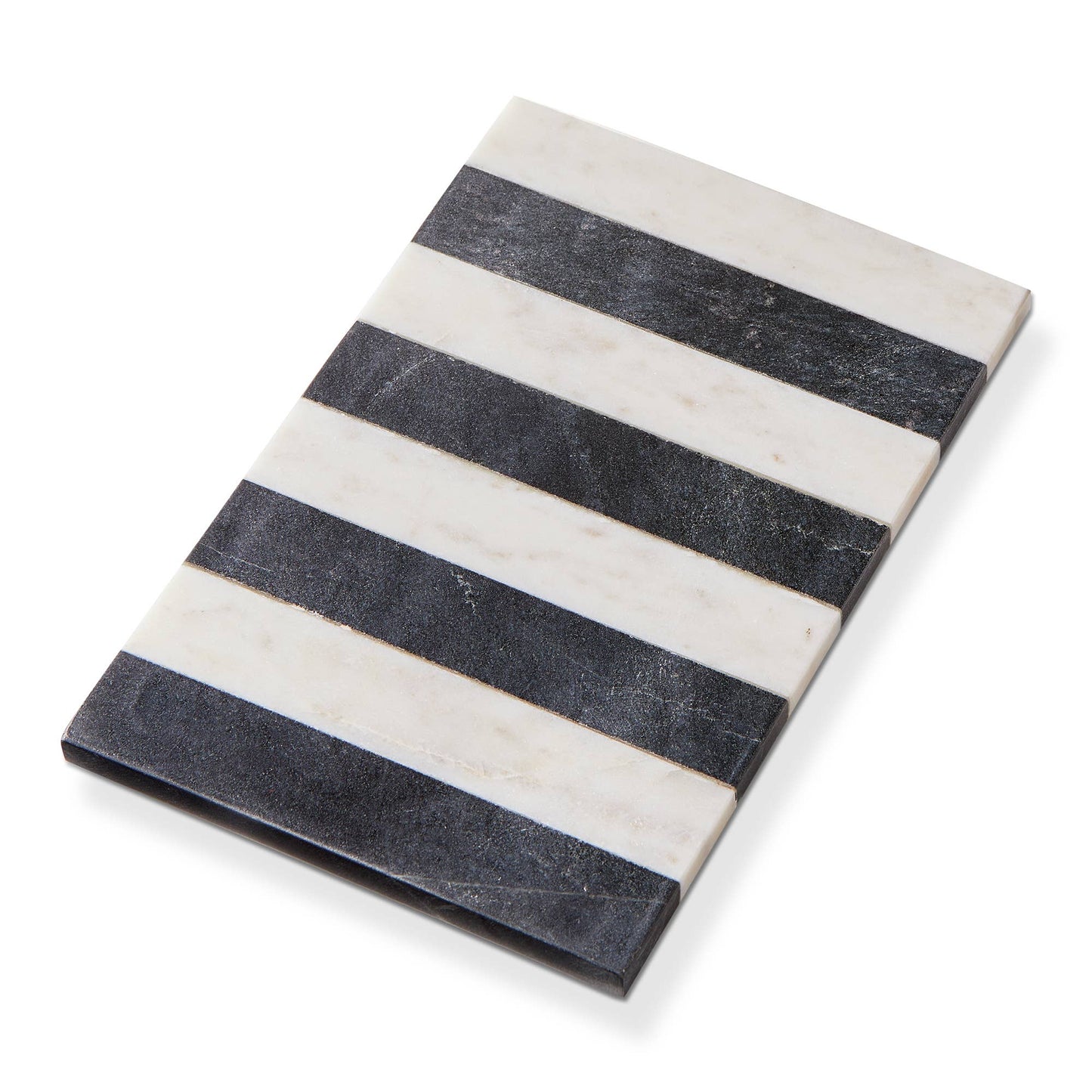 Black & White Striped Marble Board