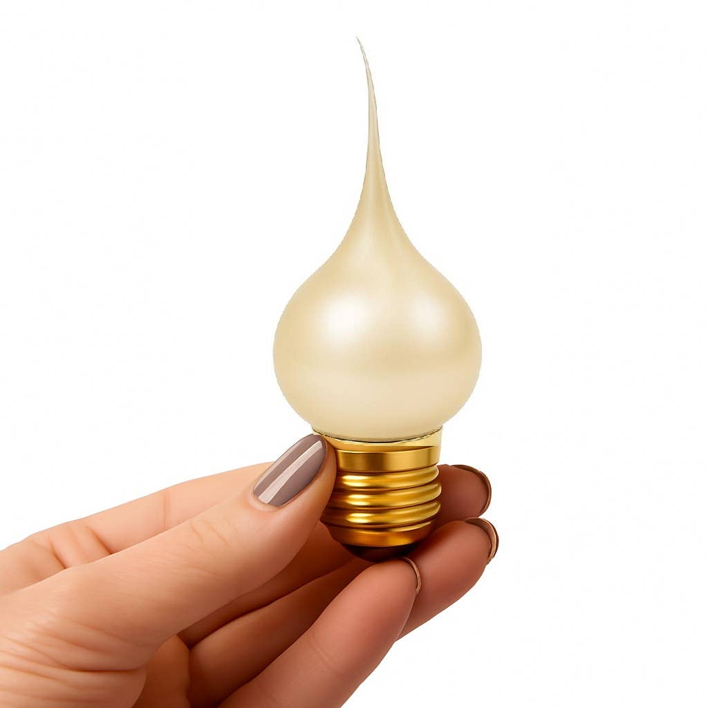 Pearlized Silicone Dipped Standard Flame Bulb
