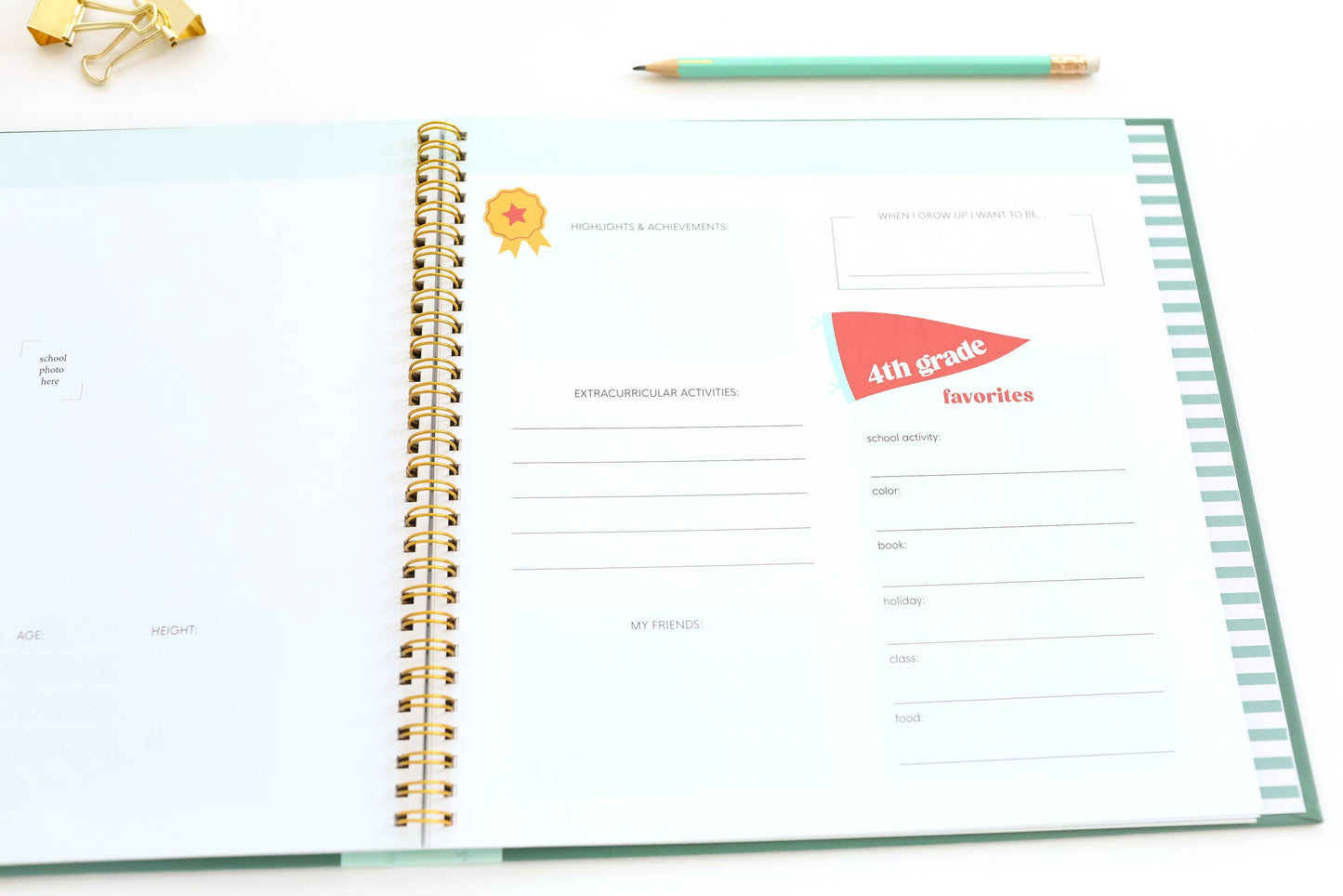 The School Years Memory Book