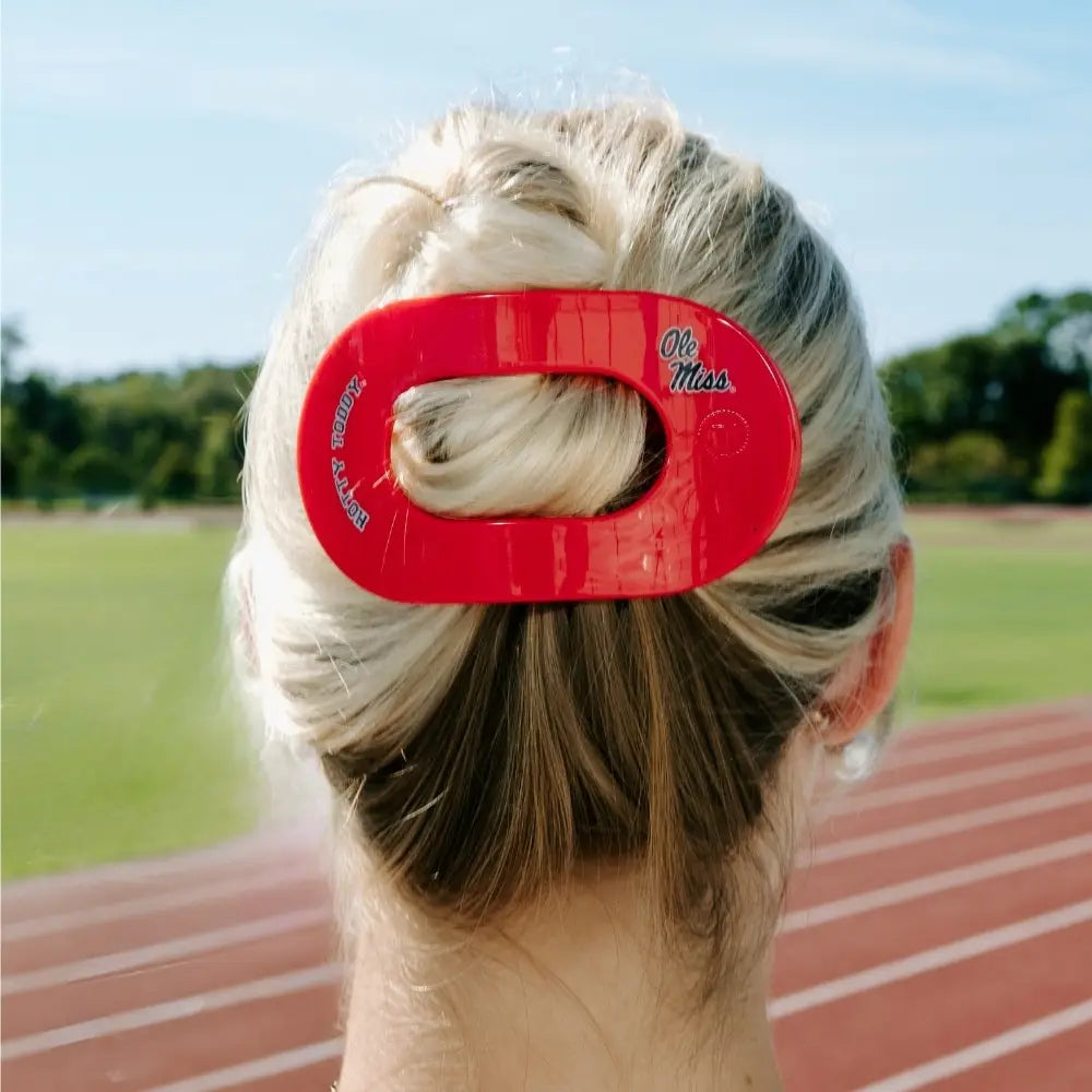 Large Round Flat Hair Clip