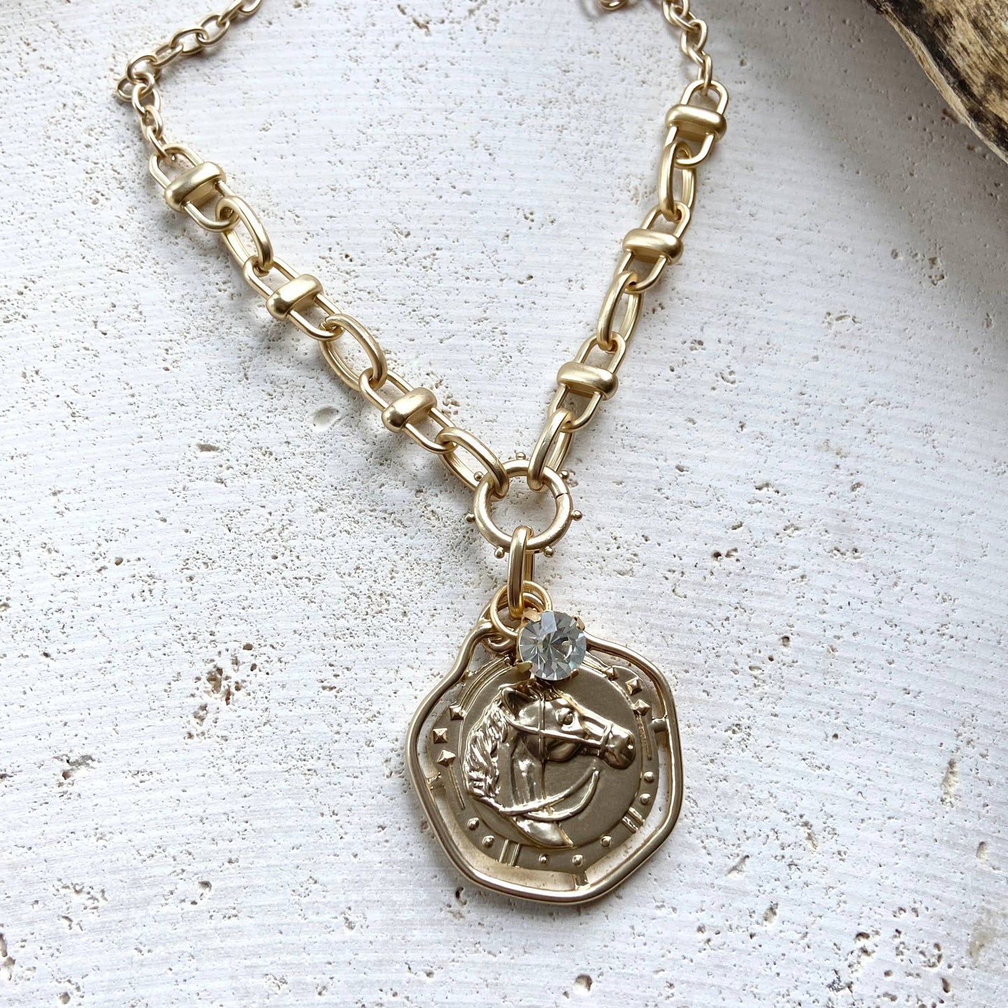 Equestrian Horse Necklace