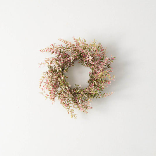 Pink Fern & Fumaria Candle Ring