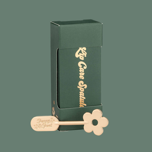 Poppy & Pout Lip Care Spatula - Gold Daisy