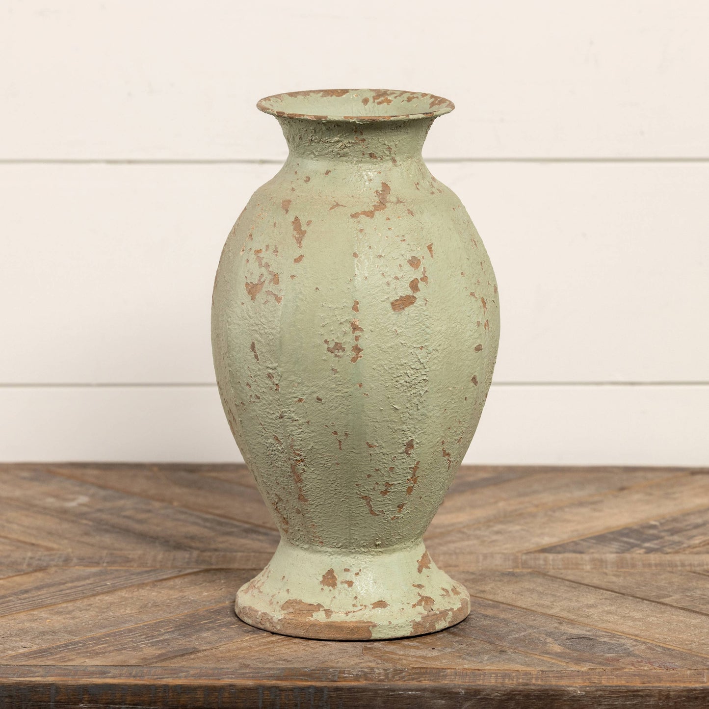 13" Light Green Decorative Vase