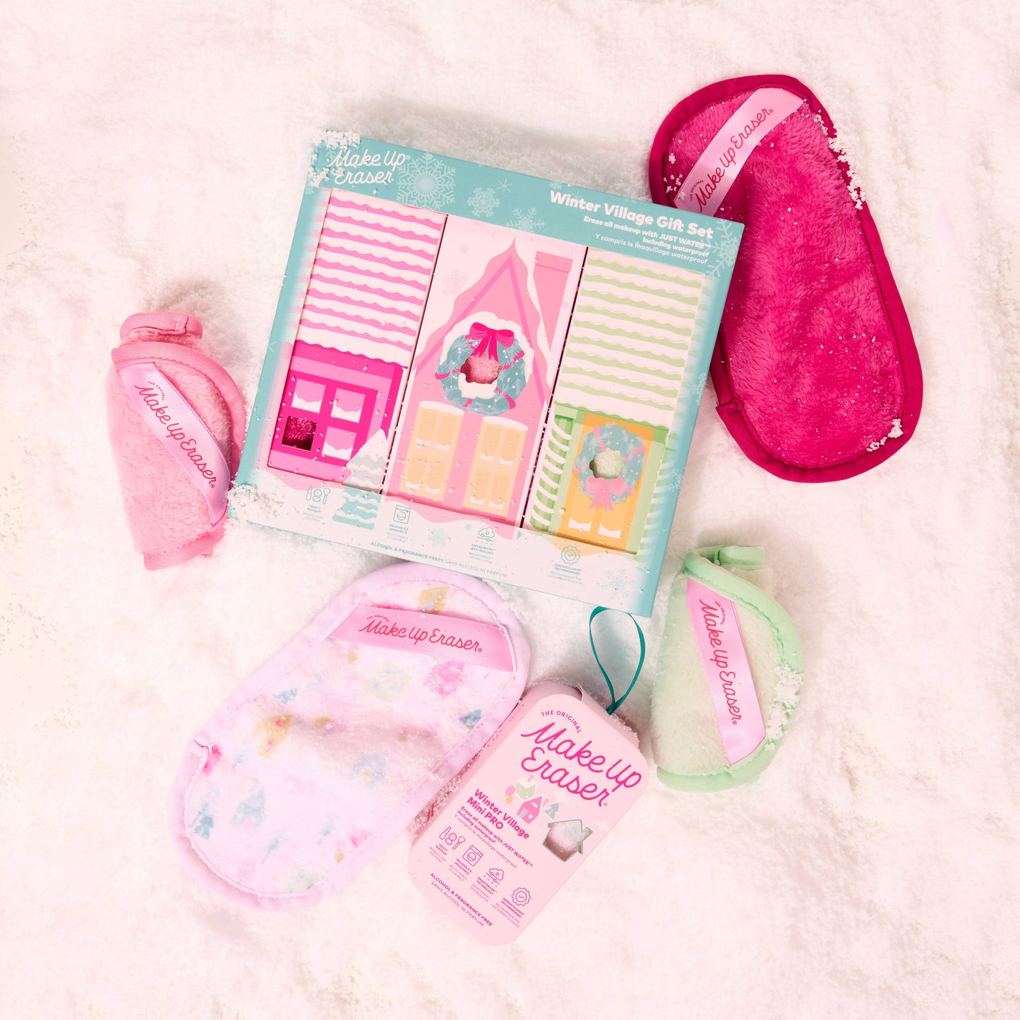 MakeUp Eraser Winter Village Set of 3