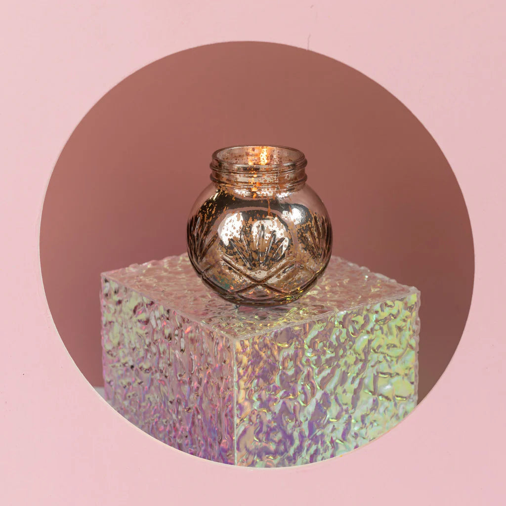 Round Rose 8.5oz. Candle