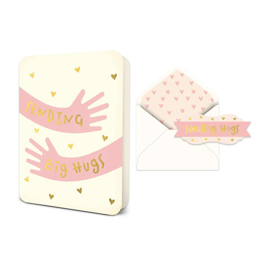 Sending Big Hugs Deluxe Greeting Card
