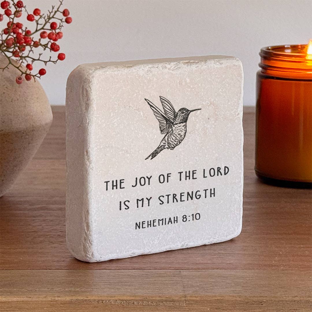 Art Scripture Stone Nehemiah 8:10