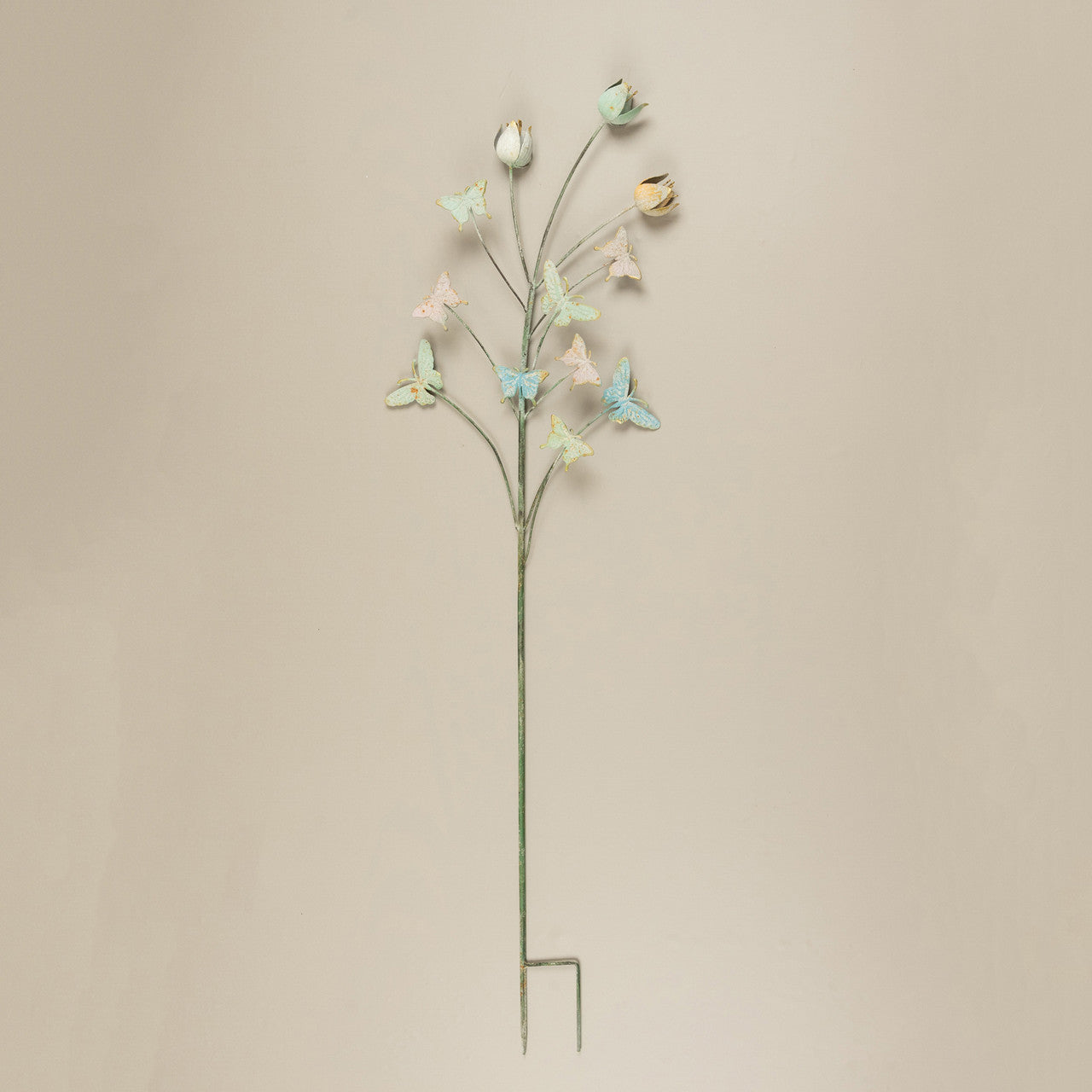 Butterflies & Tulip Stake