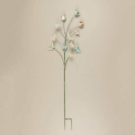 Butterflies & Tulip Stake