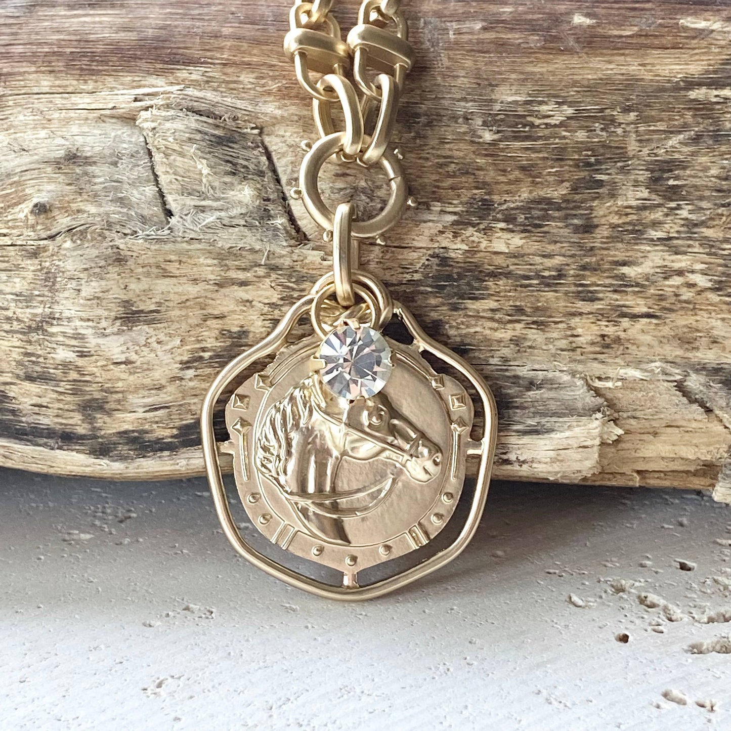 Equestrian Horse Necklace