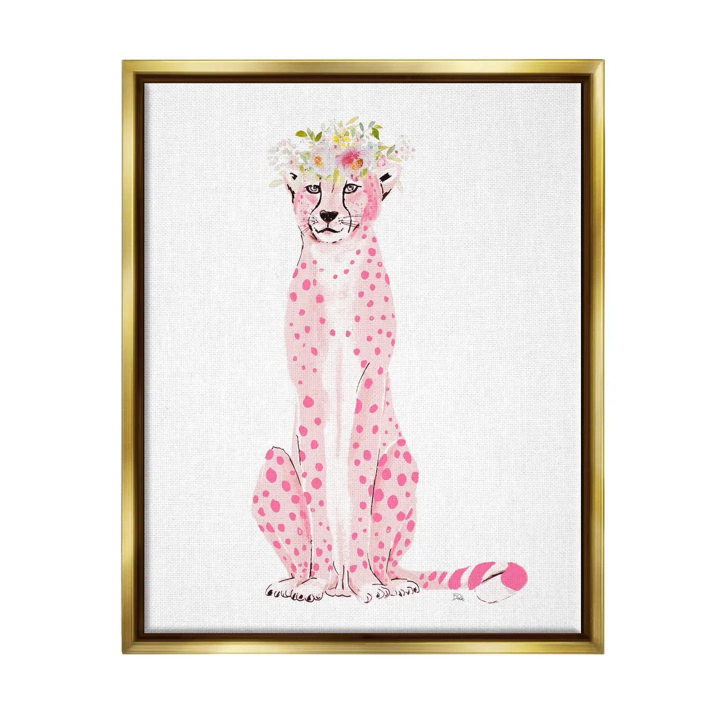 Pink Leopard Wall Art