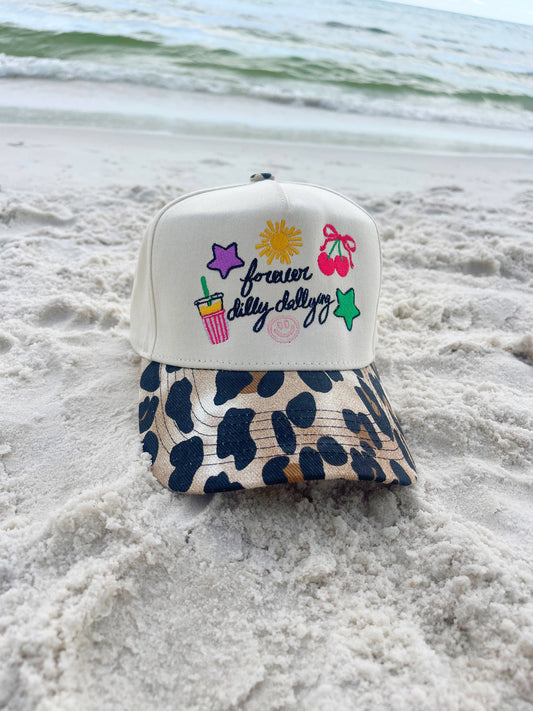 Forever Dilly Dally Leopard Hat