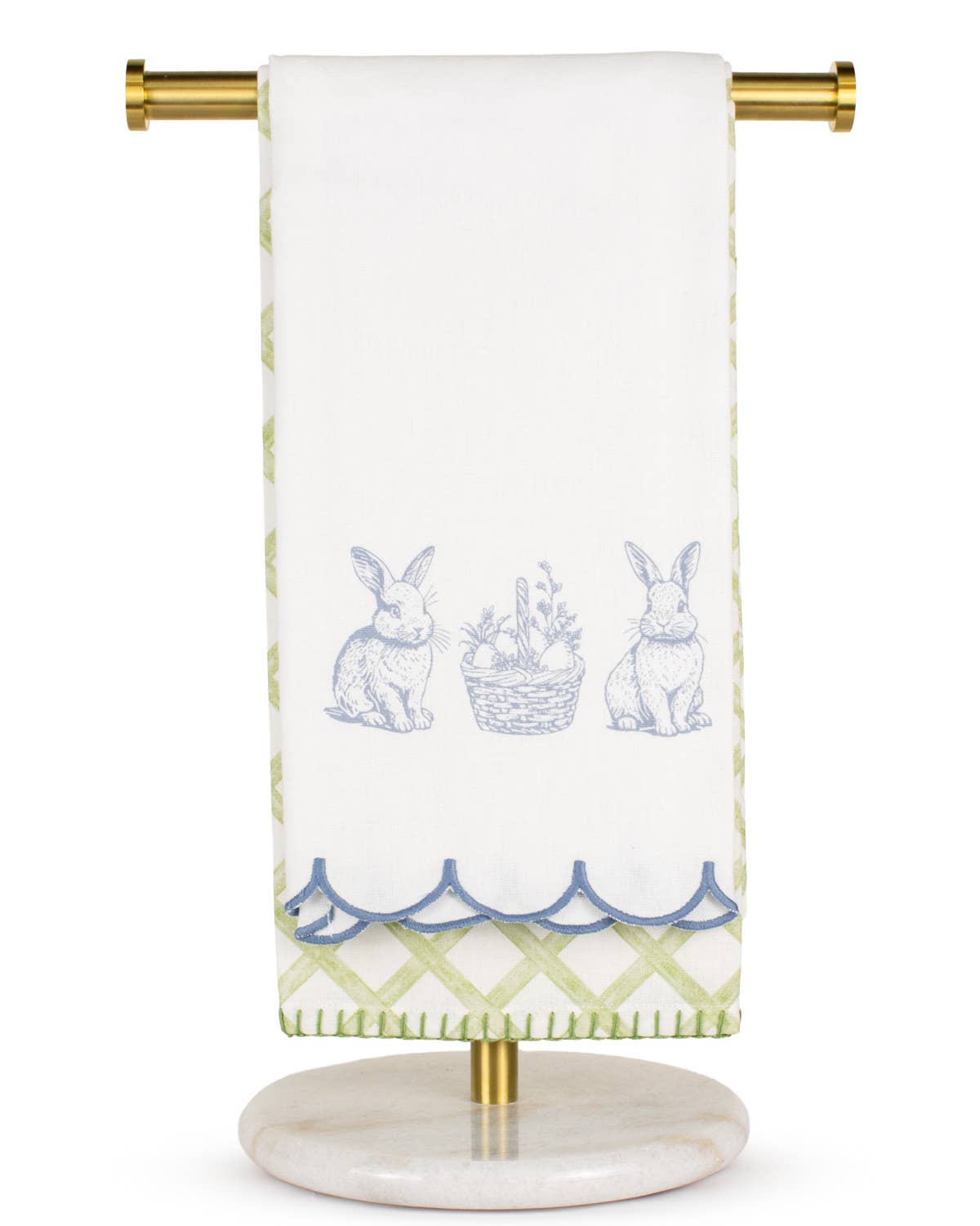 Morgan Bunny Trellis Hand Towels