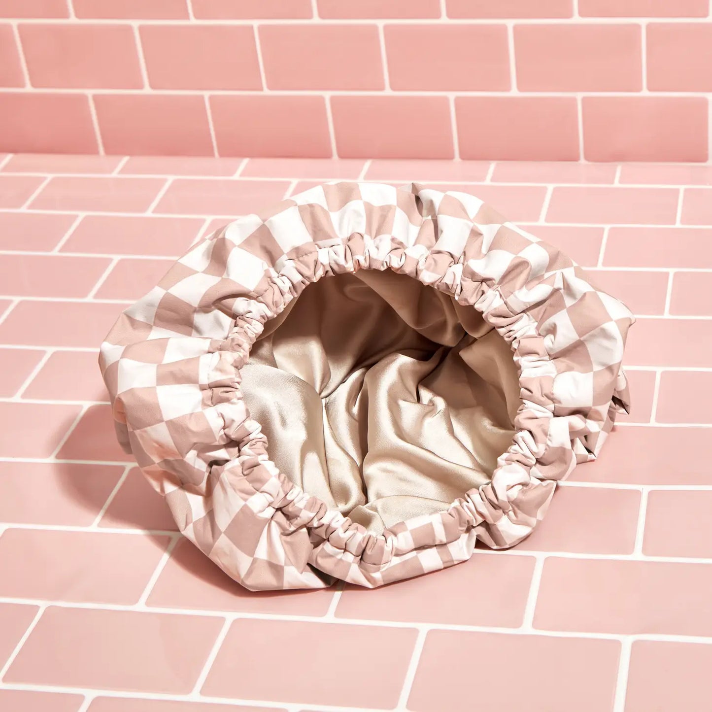 Satin-Lined Shower Cap