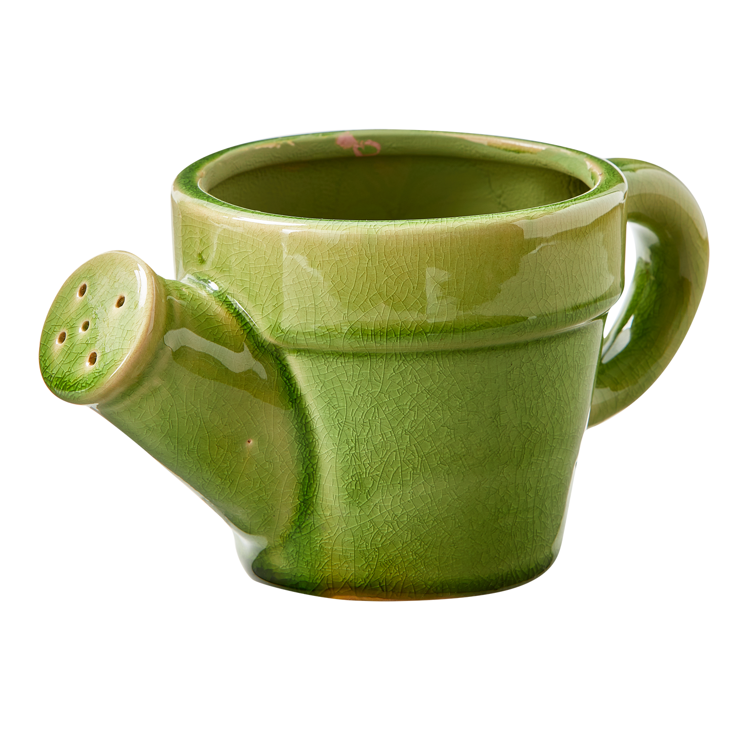 Green Watering Can Planter