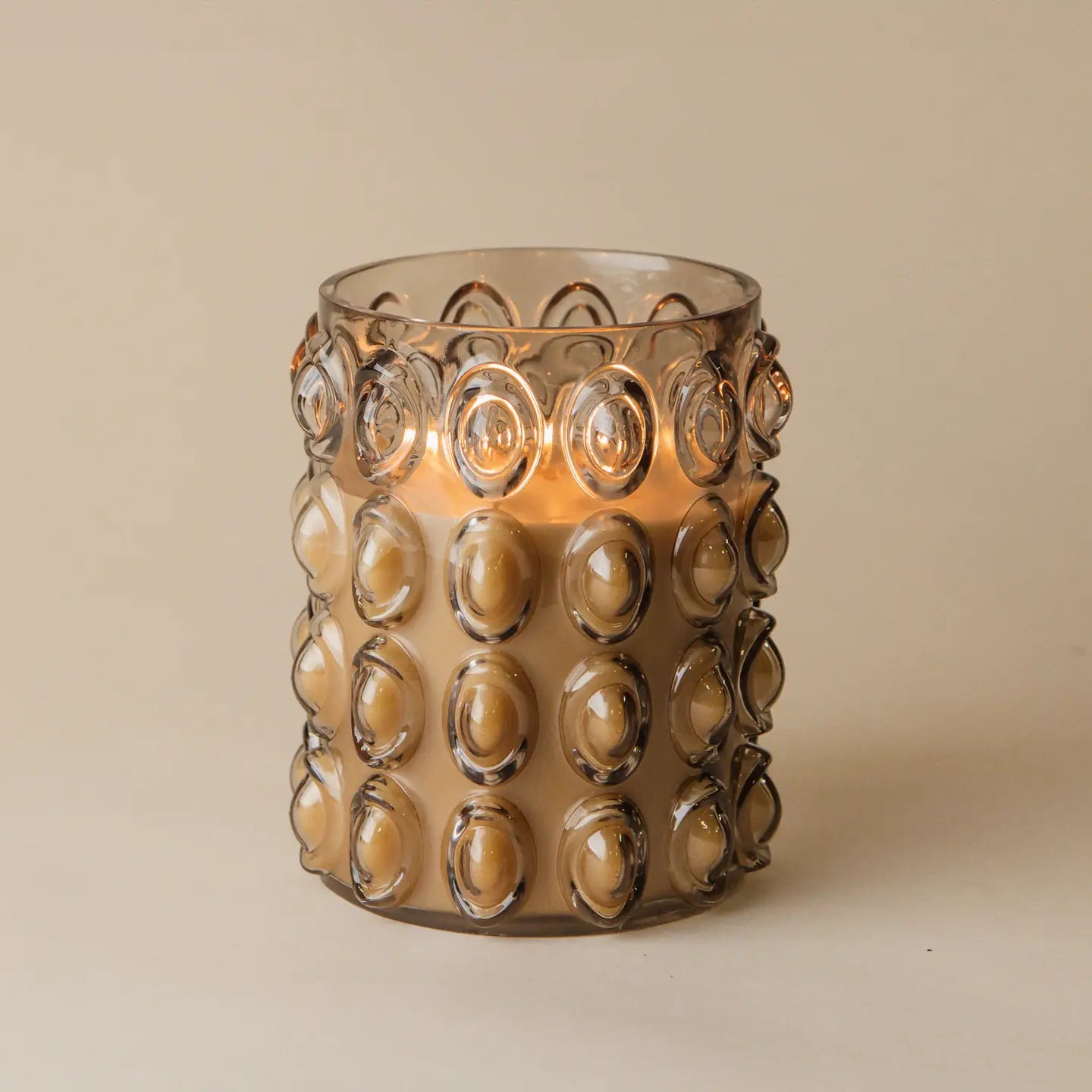 Large Hobnail Candle