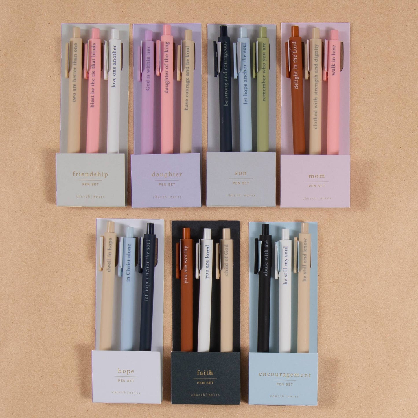 Faith Bible Study Pen Set