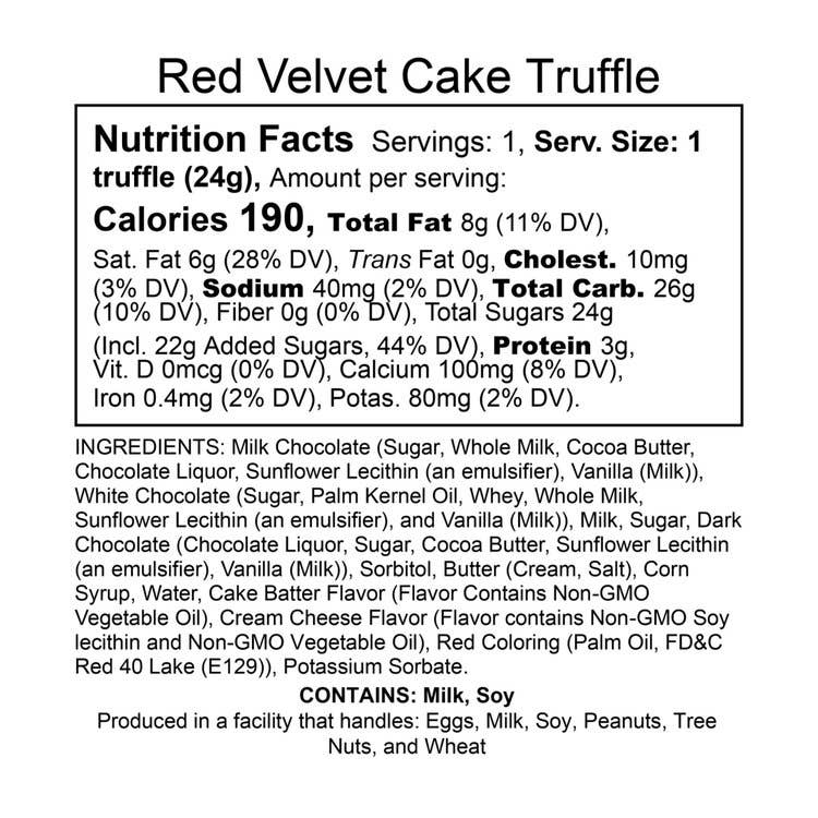 Red Velvet Cake Truffle