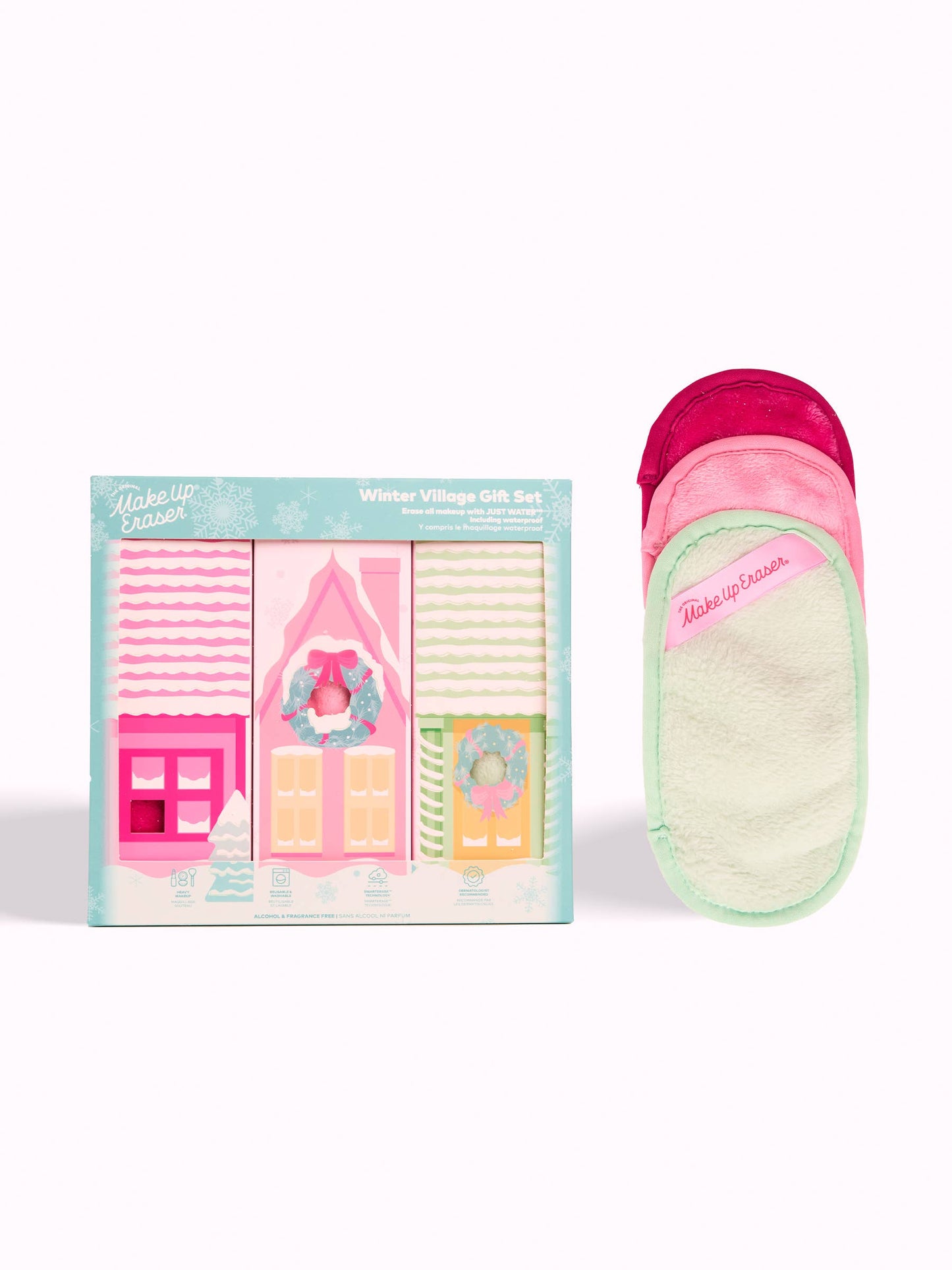 MakeUp Eraser Winter Village Set of 3