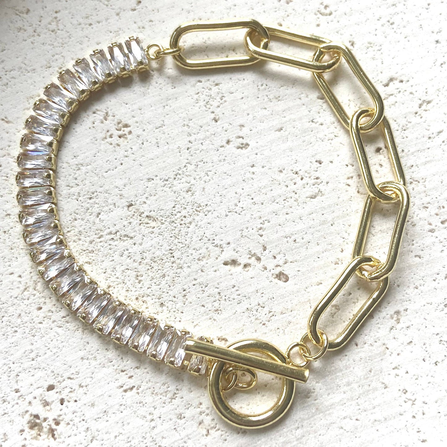 Long Crystal Bracelet