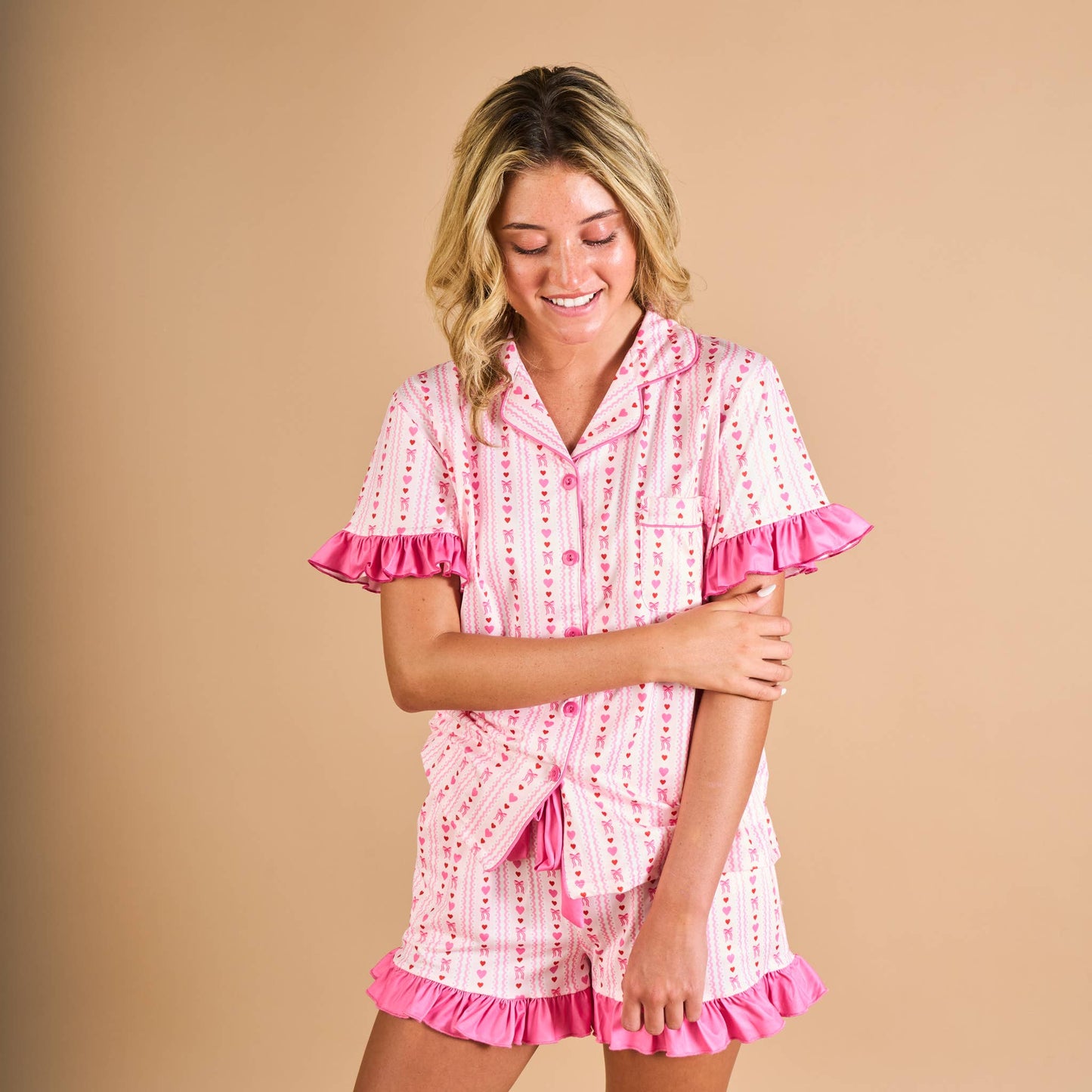 Oh So Lovely Pajama Shorts Set