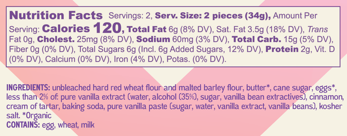 Snickerdoodle Soft Gourmet Mini Cookie Snack Pack
