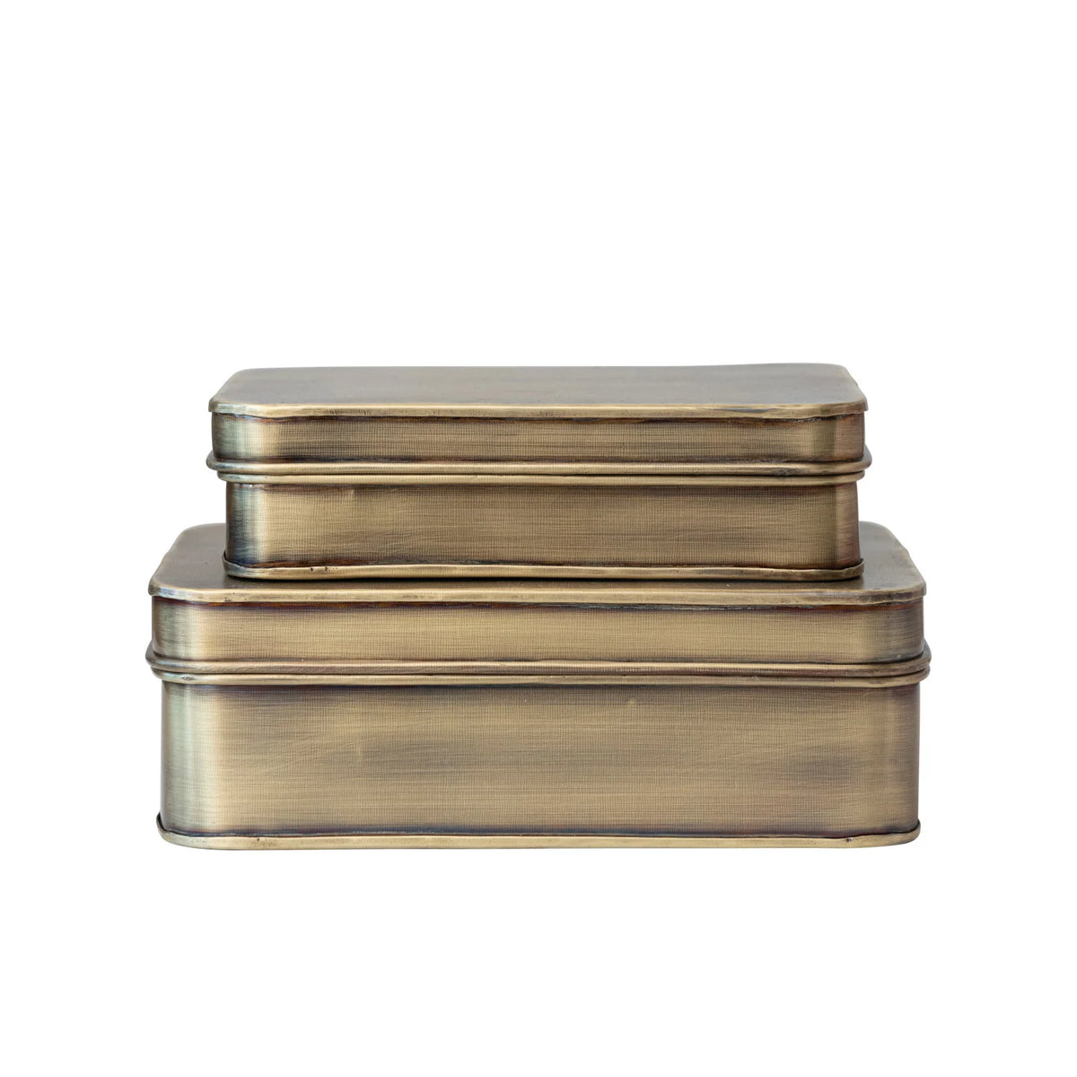 Antique Brass Metal Boxes
