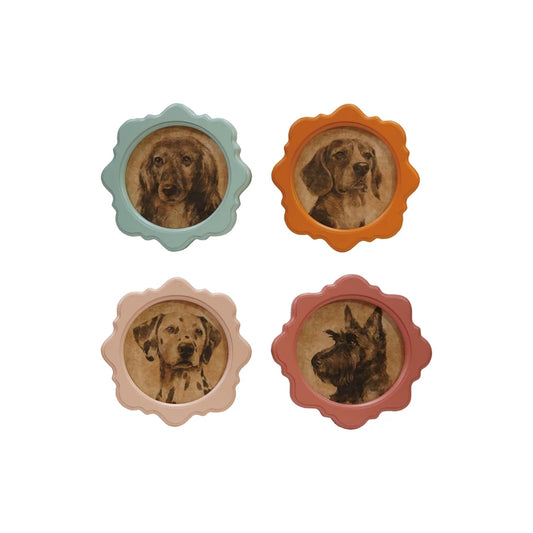 Colorful Frame Dog Wall Art