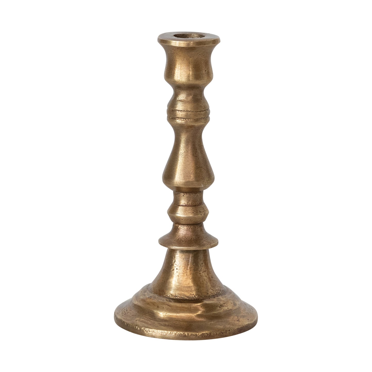 Antique Brass Taper Holder