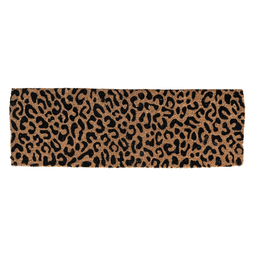 Cheetah Print Doormat