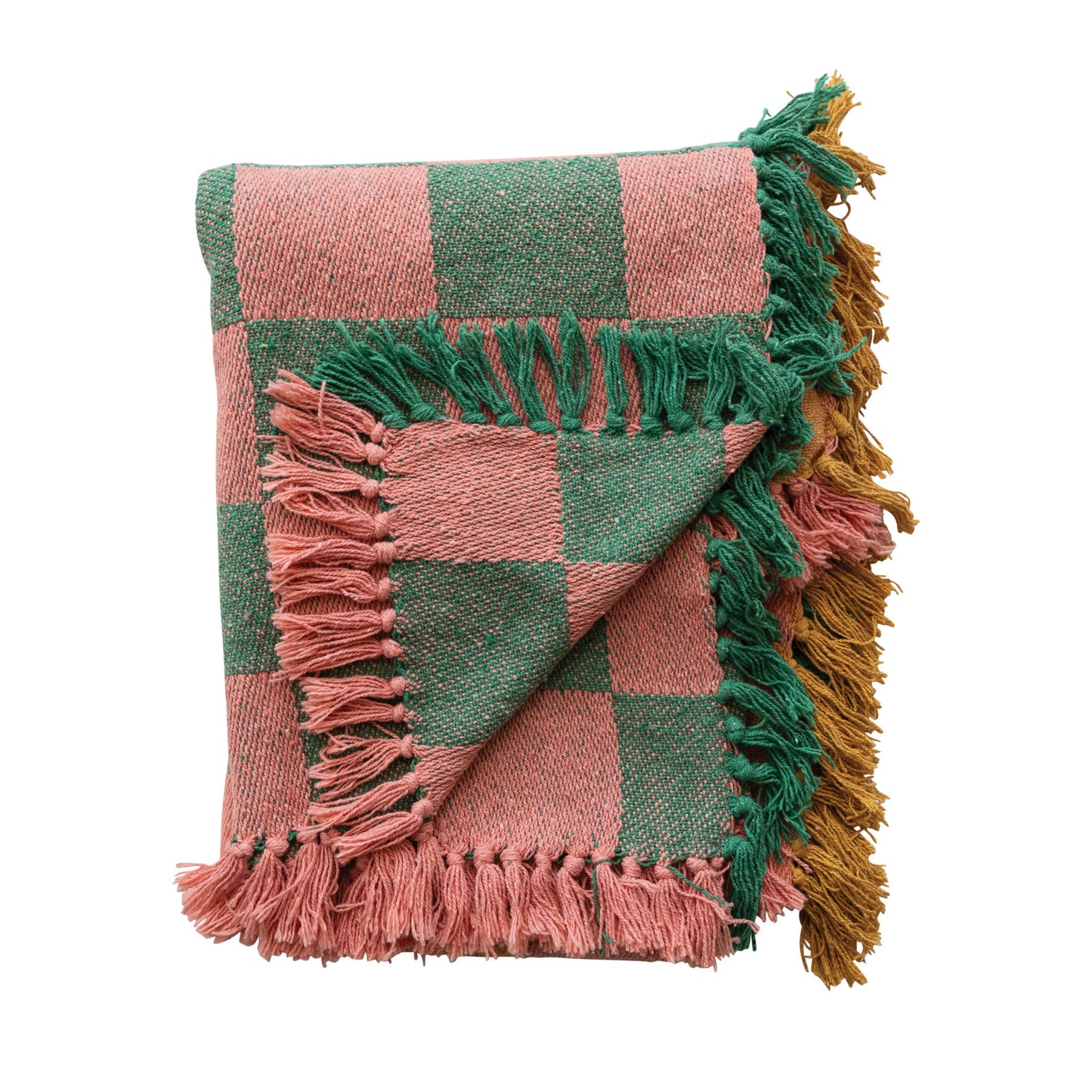 Two-Toned Checkered Throw