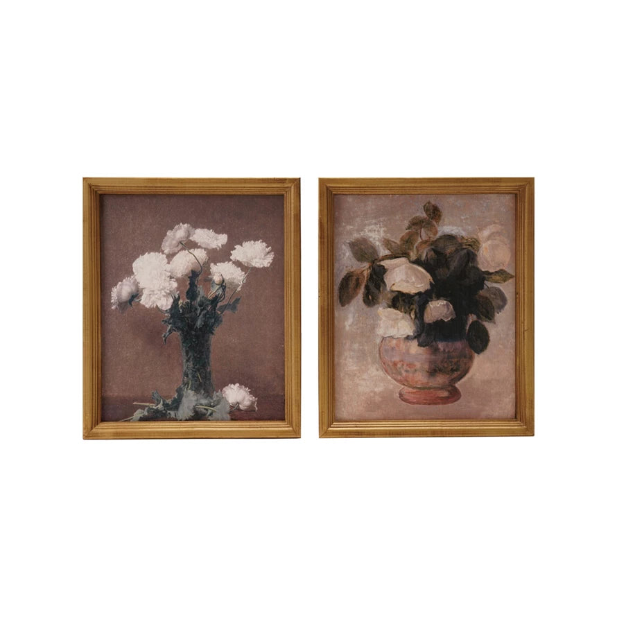 Vintage Floral Wall Art