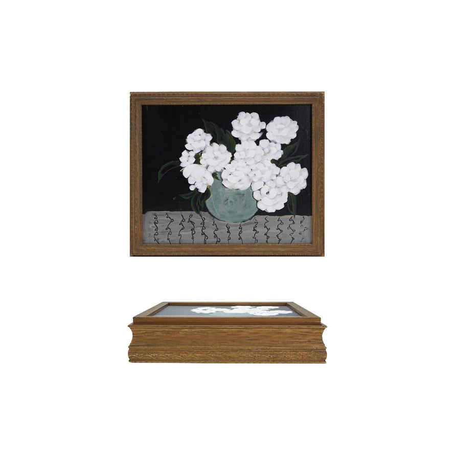 Hand-Painted Decorative Box