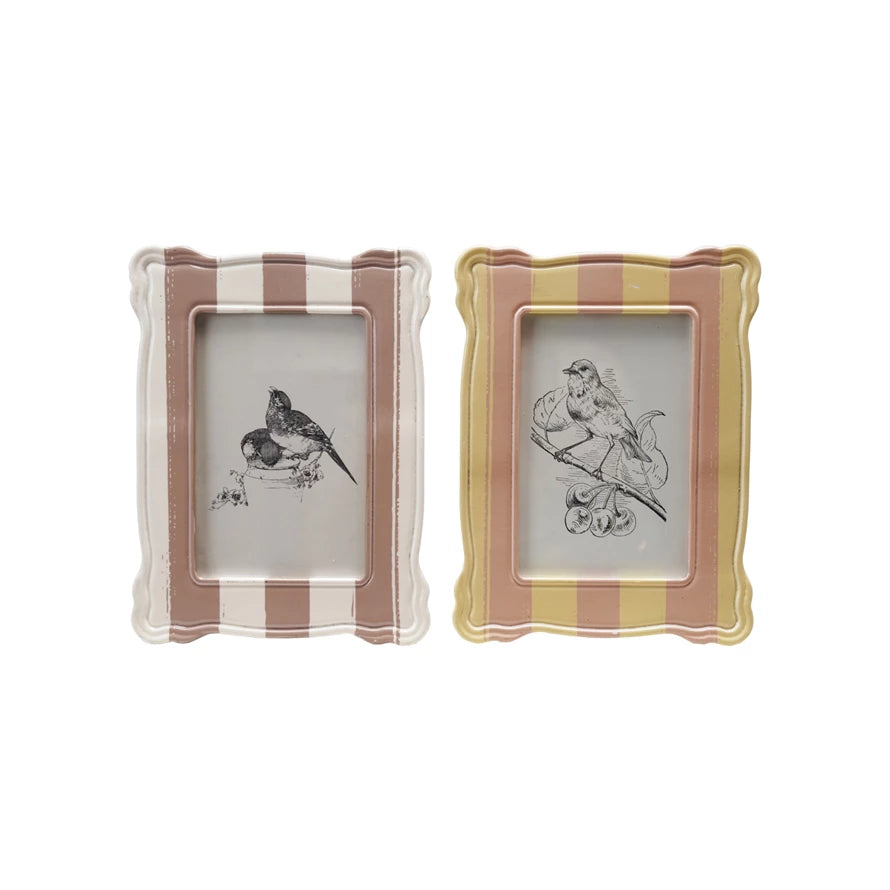 Striped 4x6 Photo Frame