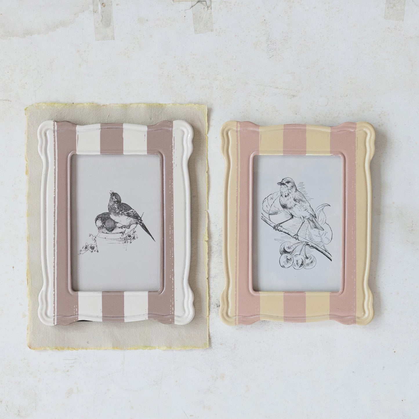Striped 4x6 Photo Frame