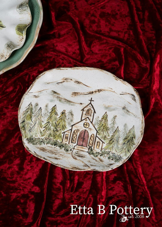 Wintertime Church Plate