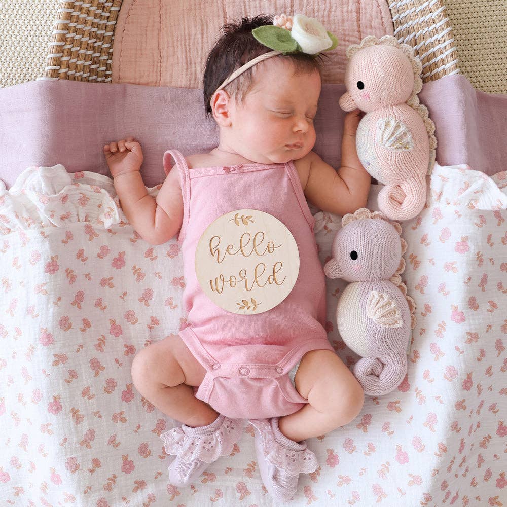 Powder Pink Baby Seahorse