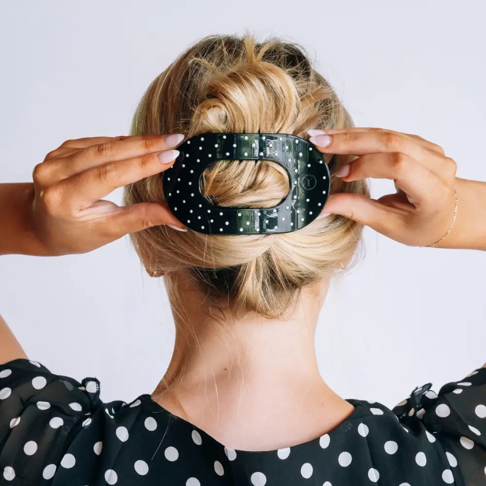 Large Round Flat Hair Clip