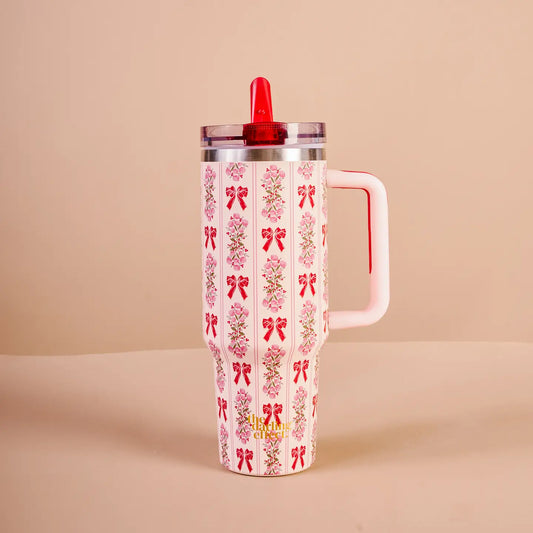 40 oz Christmas Lifestyle Flip Straw Tumblers