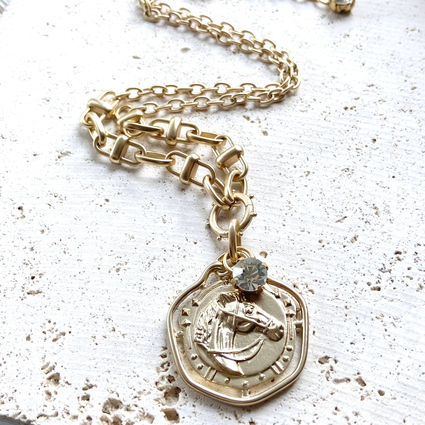Equestrian Horse Necklace
