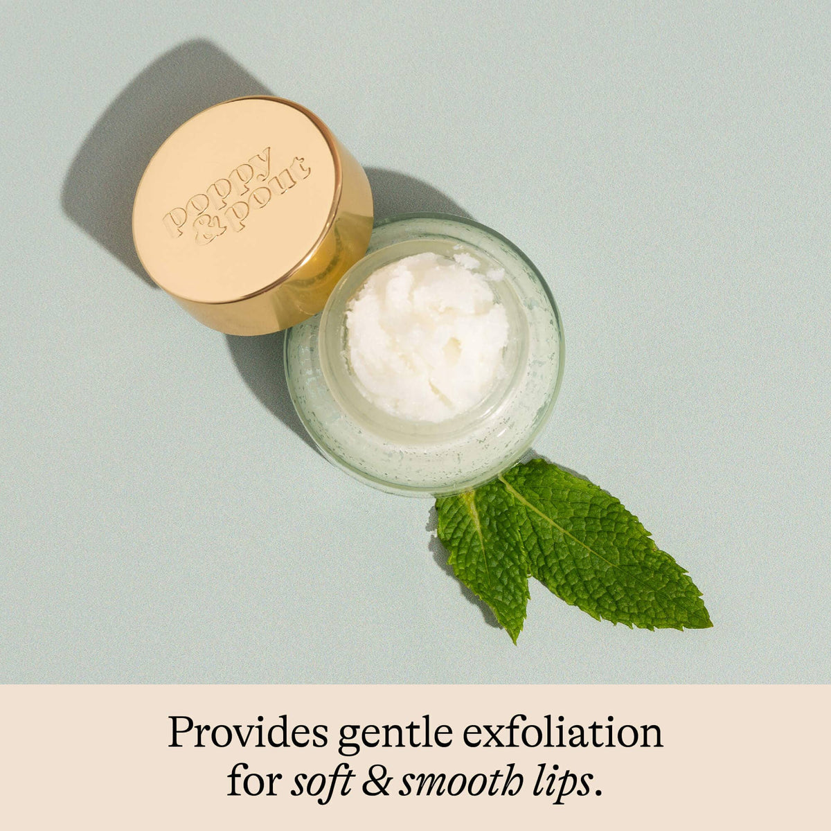 Poppy & Pout Lip Scrub, Sweet Mint