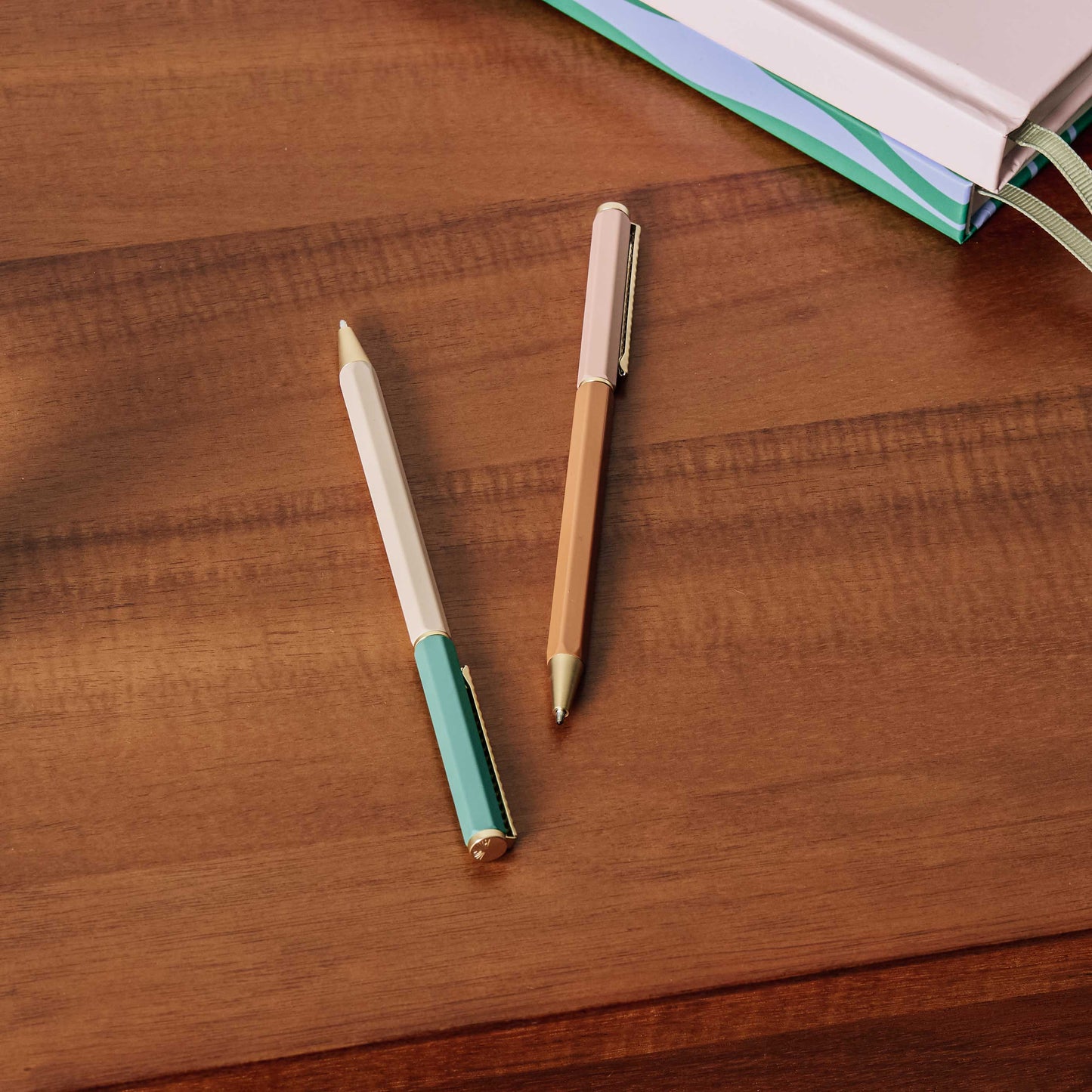 Slim Muted Ballpoint Pen Set of 2
