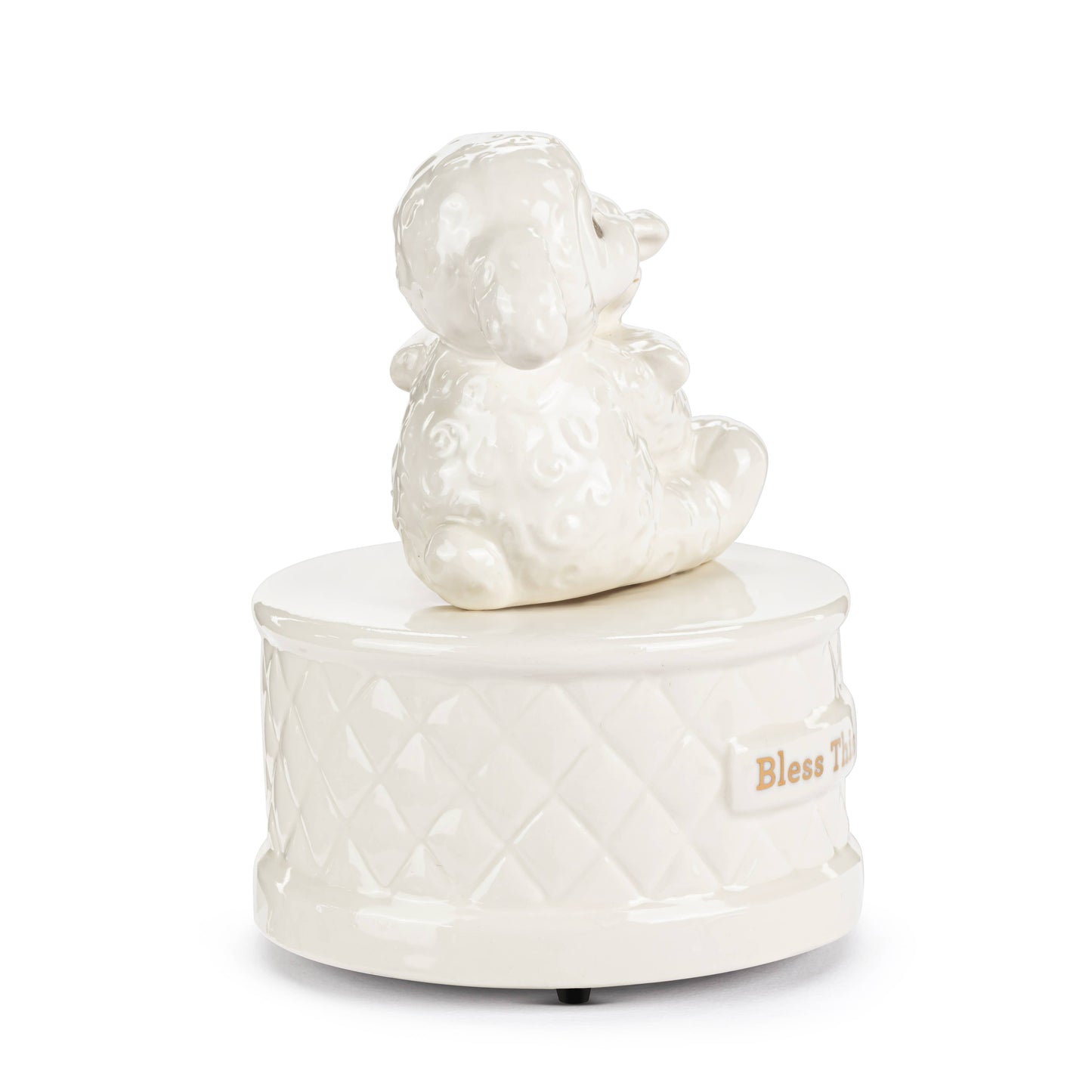 Prayer Ceramic Lamb Music Box