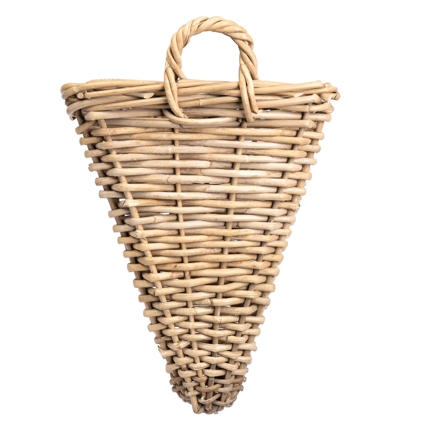 Rattan Cone Wall Basket