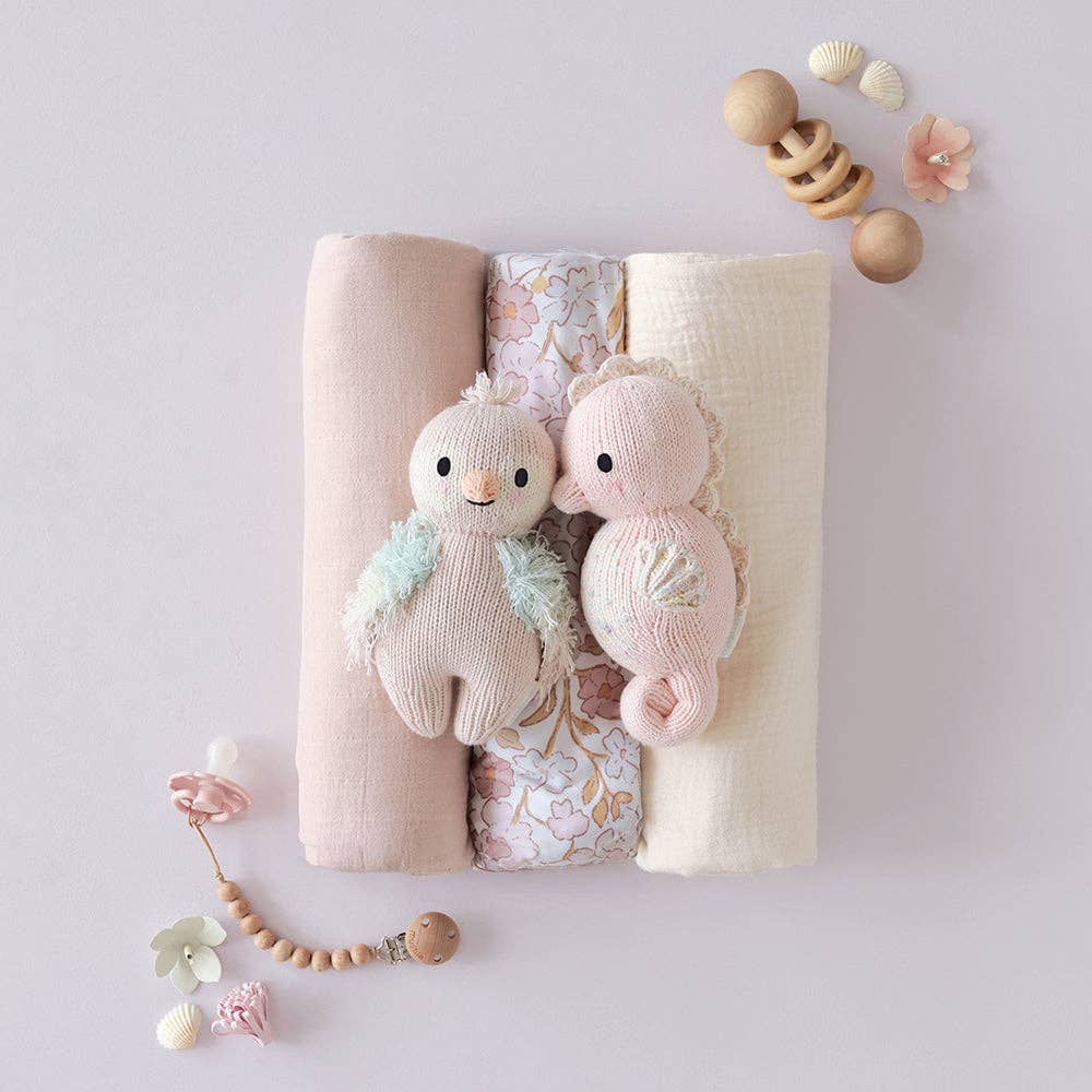 Powder Pink Baby Seahorse
