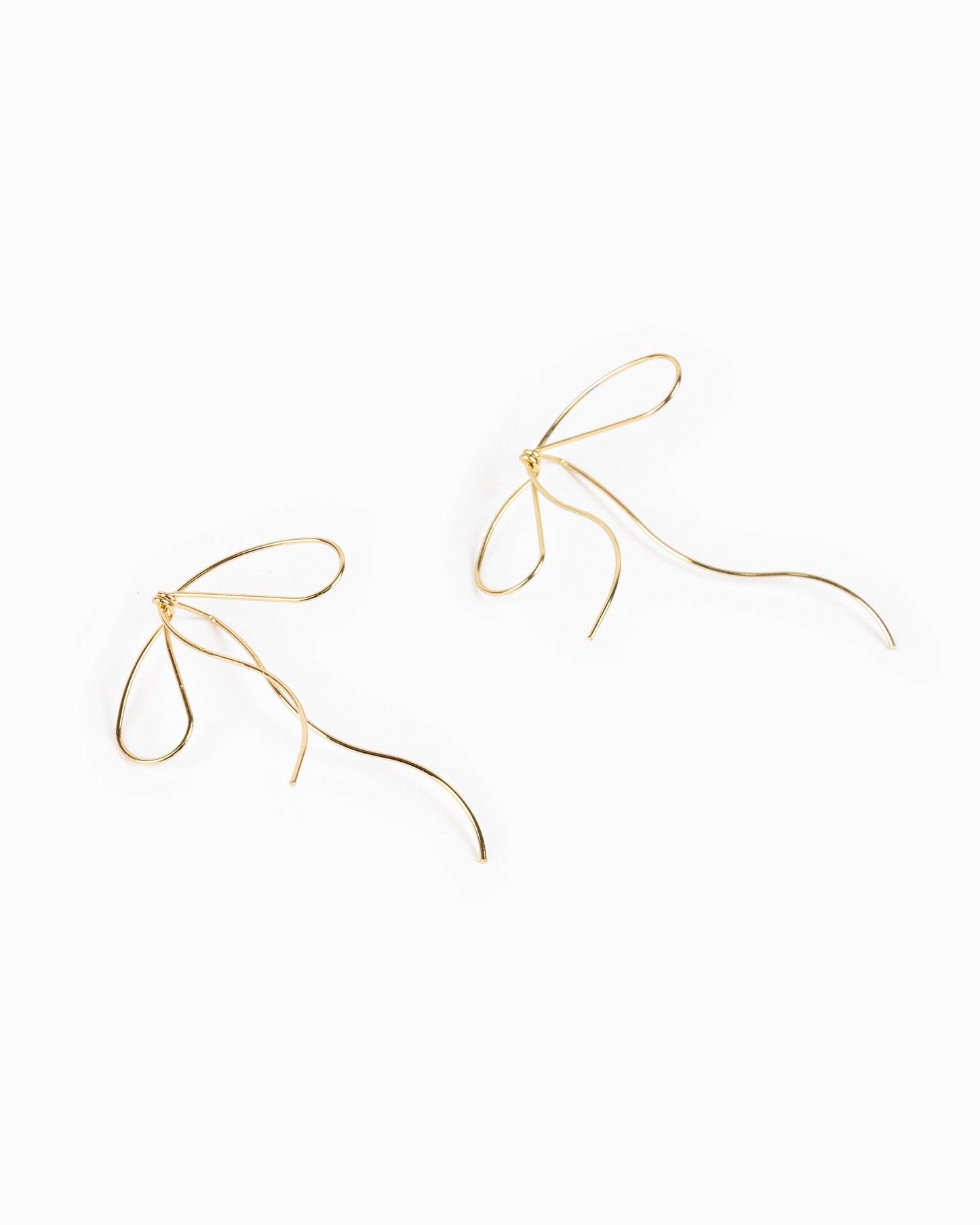 Freestyle Wire Bow Earrings