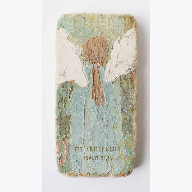 Art Scripture Stone Psalm 91:11