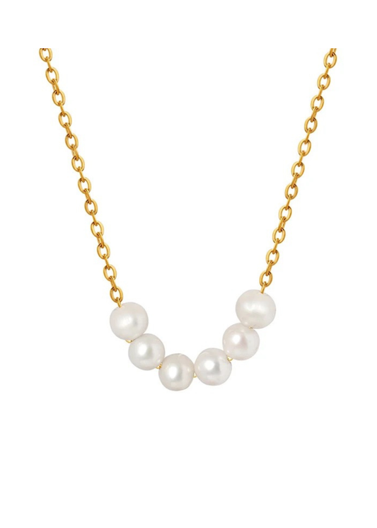 Ada Fresh Water Pearl Beaded Necklace