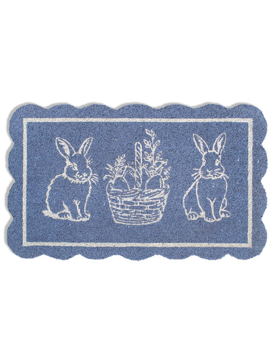 Morgan Bunny Scallop Doormat